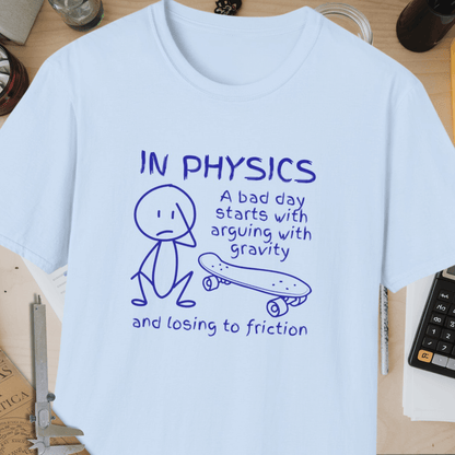 Bad Day In Physics Unisex Softstyle T-Shirt