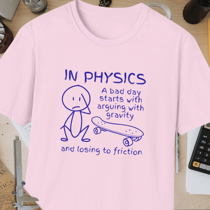 Bad Day In Physics Unisex Softstyle T-Shirt