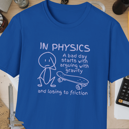 Bad Day In Physics Unisex Softstyle T-Shirt