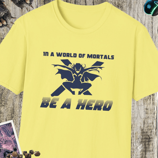 Be A Hero Unisex Softstyle T-Shirt