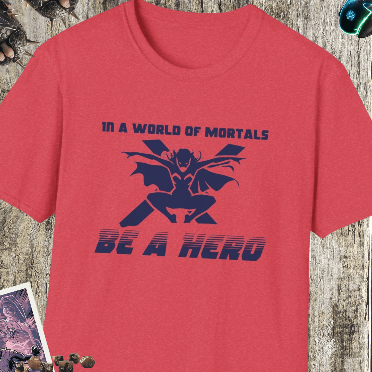 Be A Hero Unisex Softstyle T-Shirt