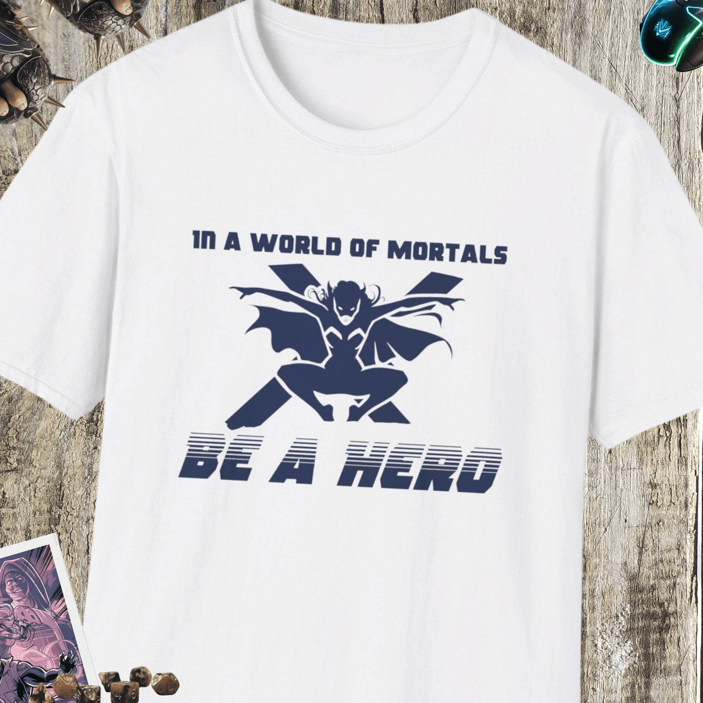 Be A Hero Unisex Softstyle T-Shirt