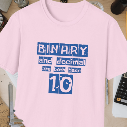 Binary and Decimal Unisex Softstyle T-Shirt
