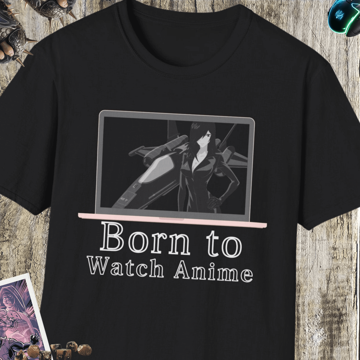 Born To Watch Anime Unisex Softstyle T-Shirt