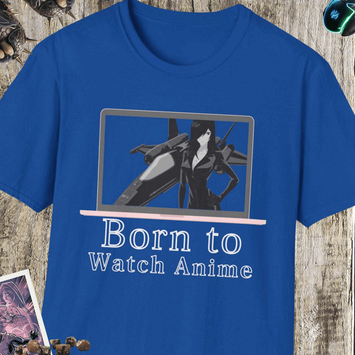 Born To Watch Anime Unisex Softstyle T-Shirt