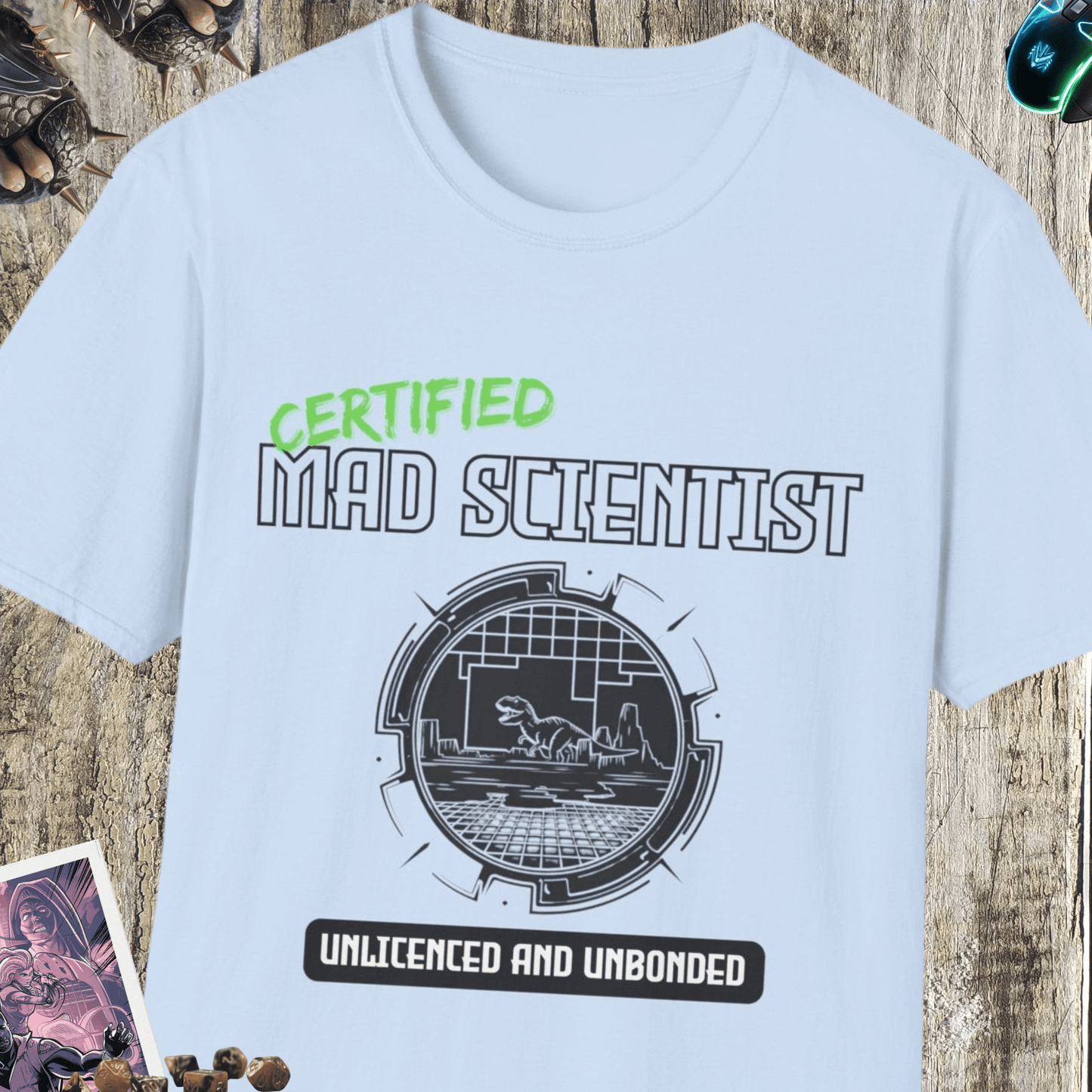 Certified Mad Scientist Unisex Softstyle T-Shirt