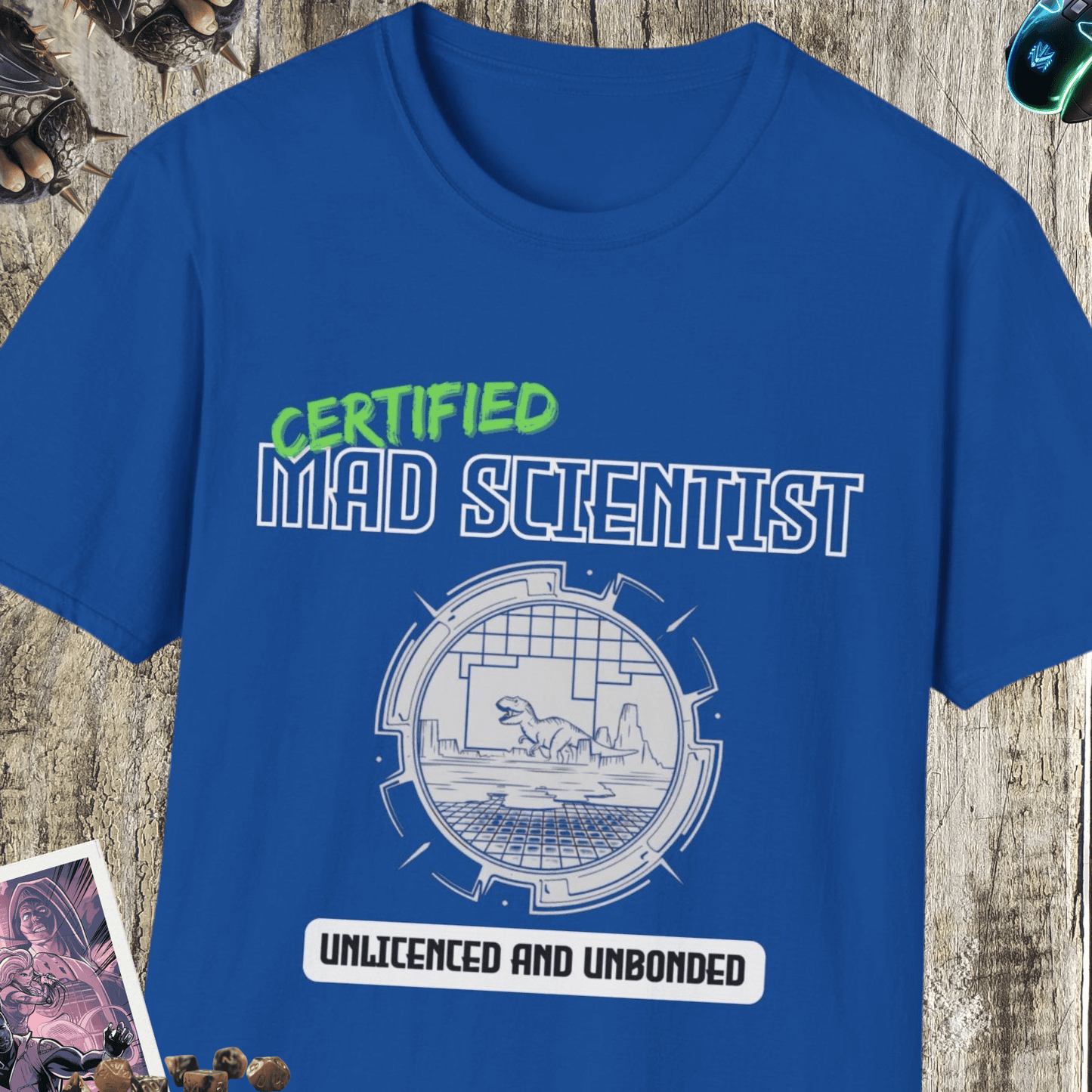 Certified Mad Scientist Unisex Softstyle T-Shirt