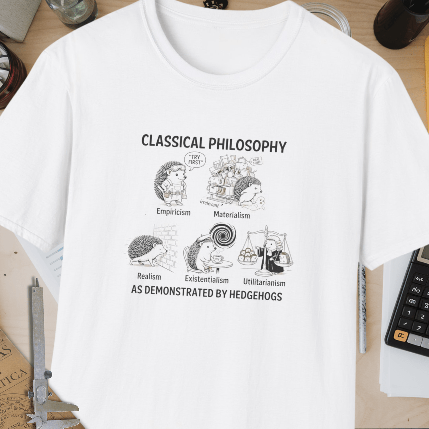 Classical Philosophy Unisex Softstyle T-Shirt
