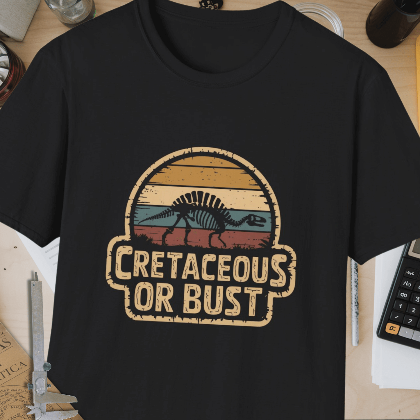 Cretaceous Or Bust Unisex Softstyle T-Shirt
