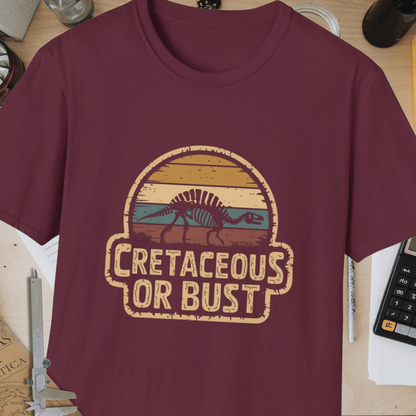 Cretaceous Or Bust Unisex Softstyle T-Shirt