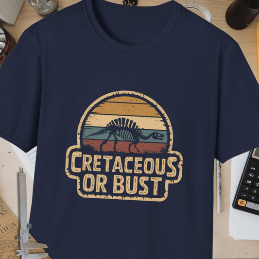 Cretaceous Or Bust Unisex Softstyle T-Shirt