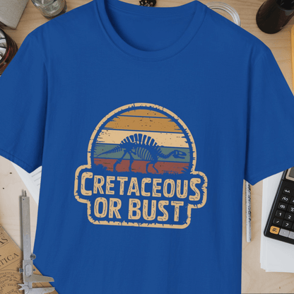 Cretaceous Or Bust Unisex Softstyle T-Shirt