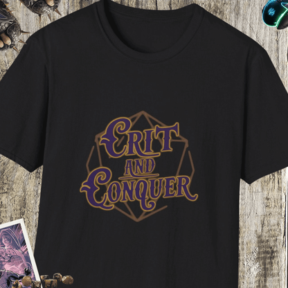 Crit and Conquer Unisex Softstyle T-Shirt