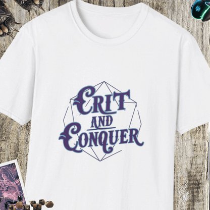 Crit and Conquer Unisex Softstyle T-Shirt