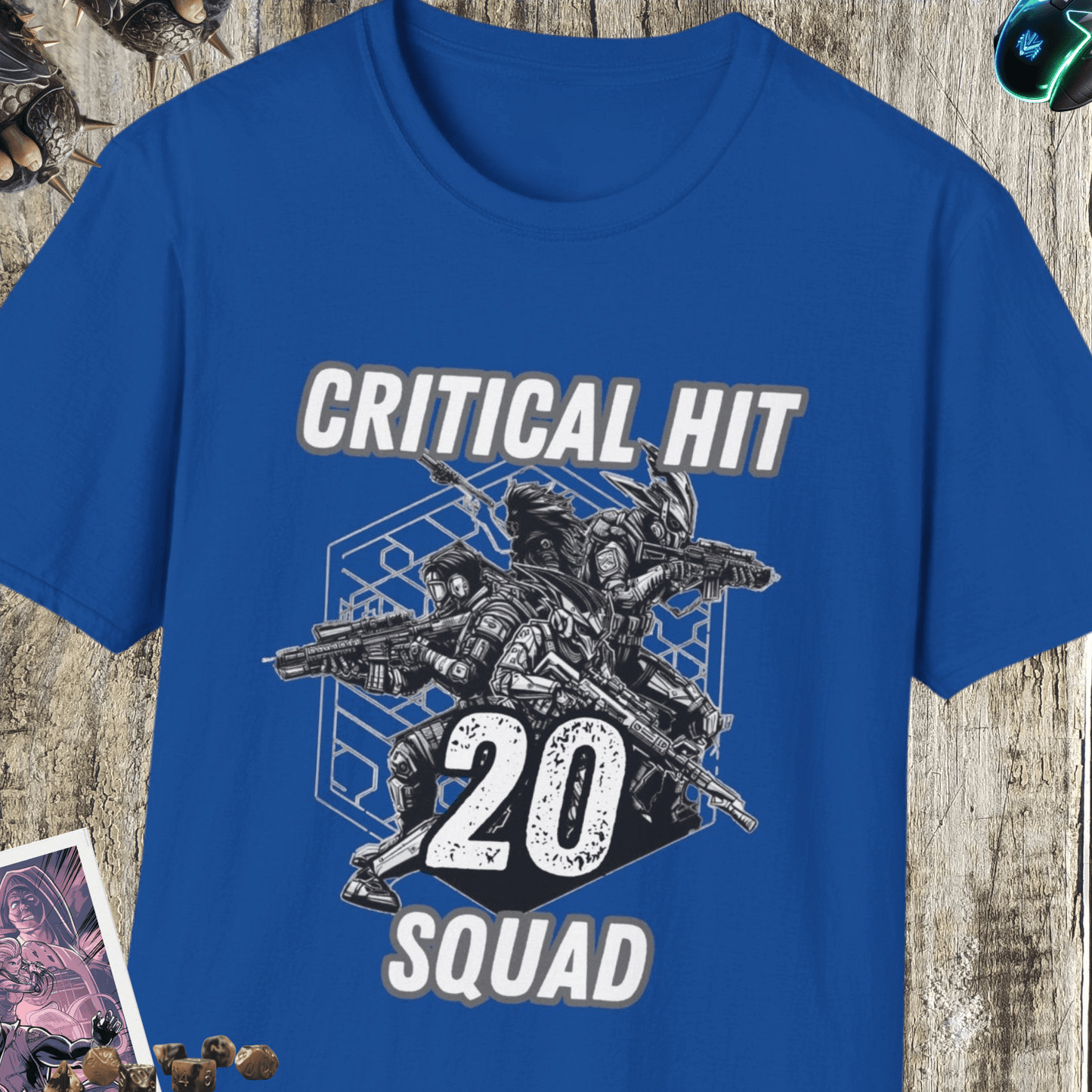 Critical Hit Squad Unisex Softstyle T-Shirt