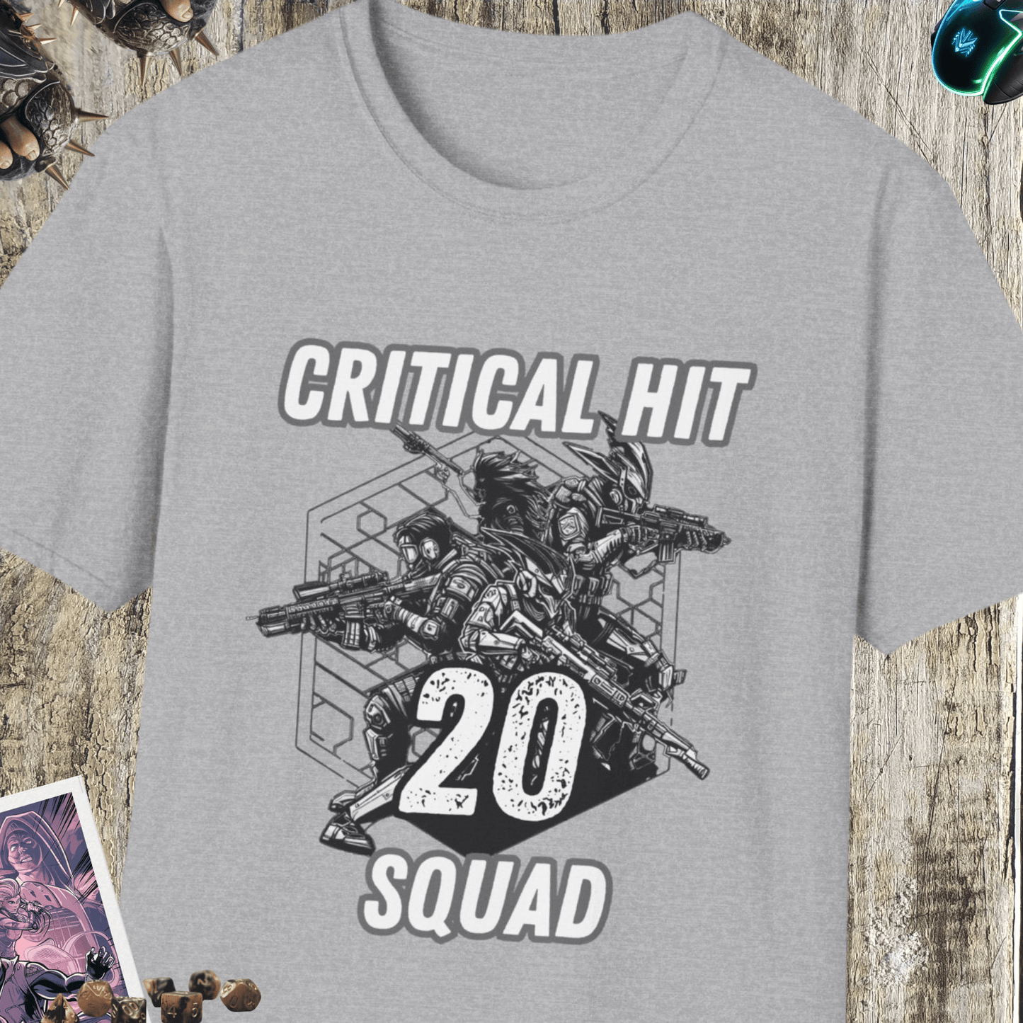 Critical Hit Squad Unisex Softstyle T-Shirt