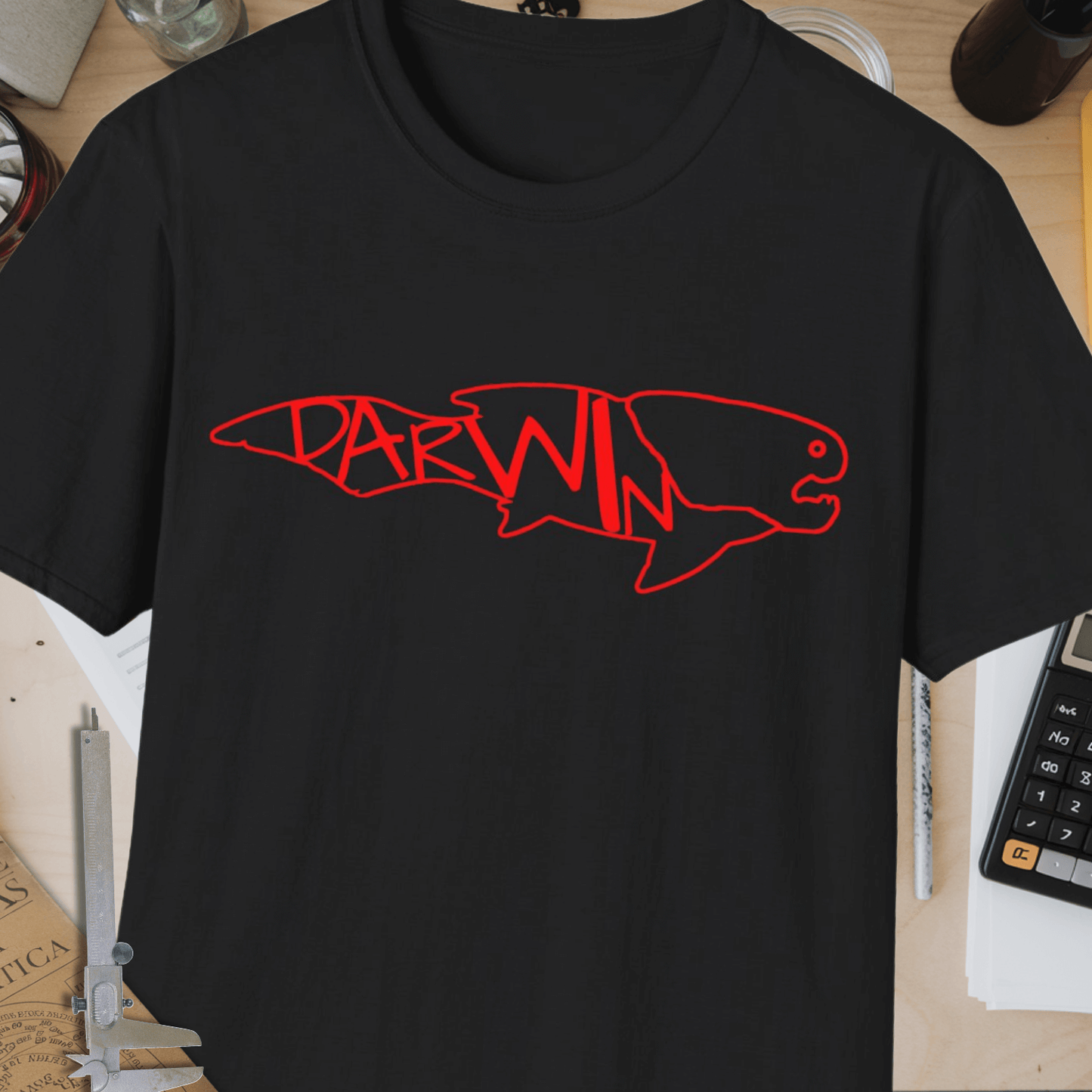 Darwin Fish Softstyle T-Shirt