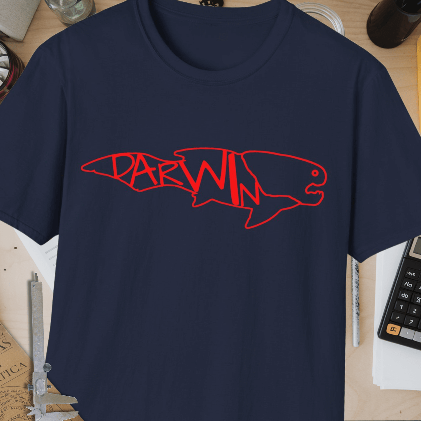 Darwin Fish Softstyle T-Shirt