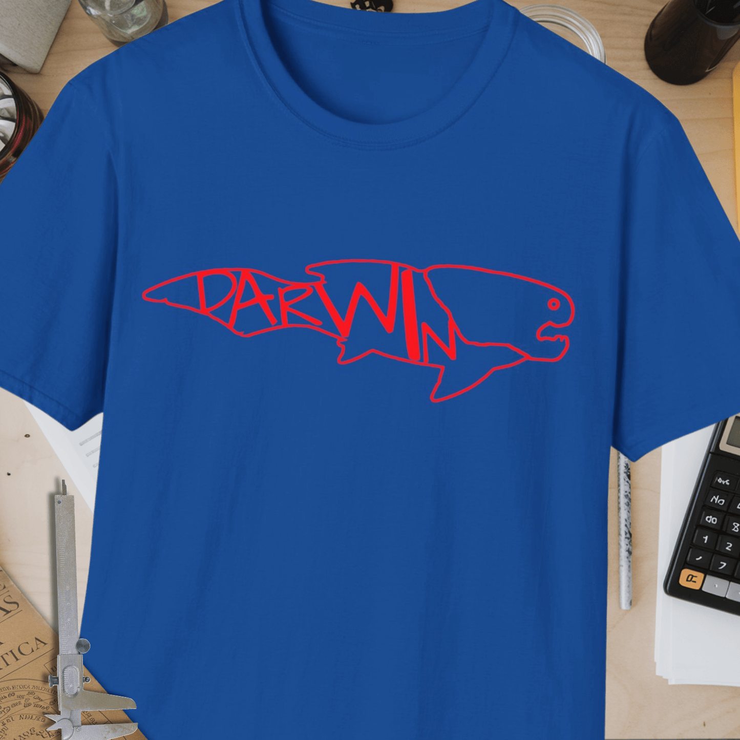 Darwin Fish Softstyle T-Shirt