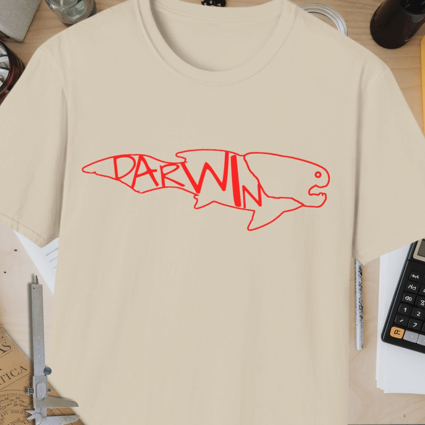 Darwin Fish Softstyle T-Shirt