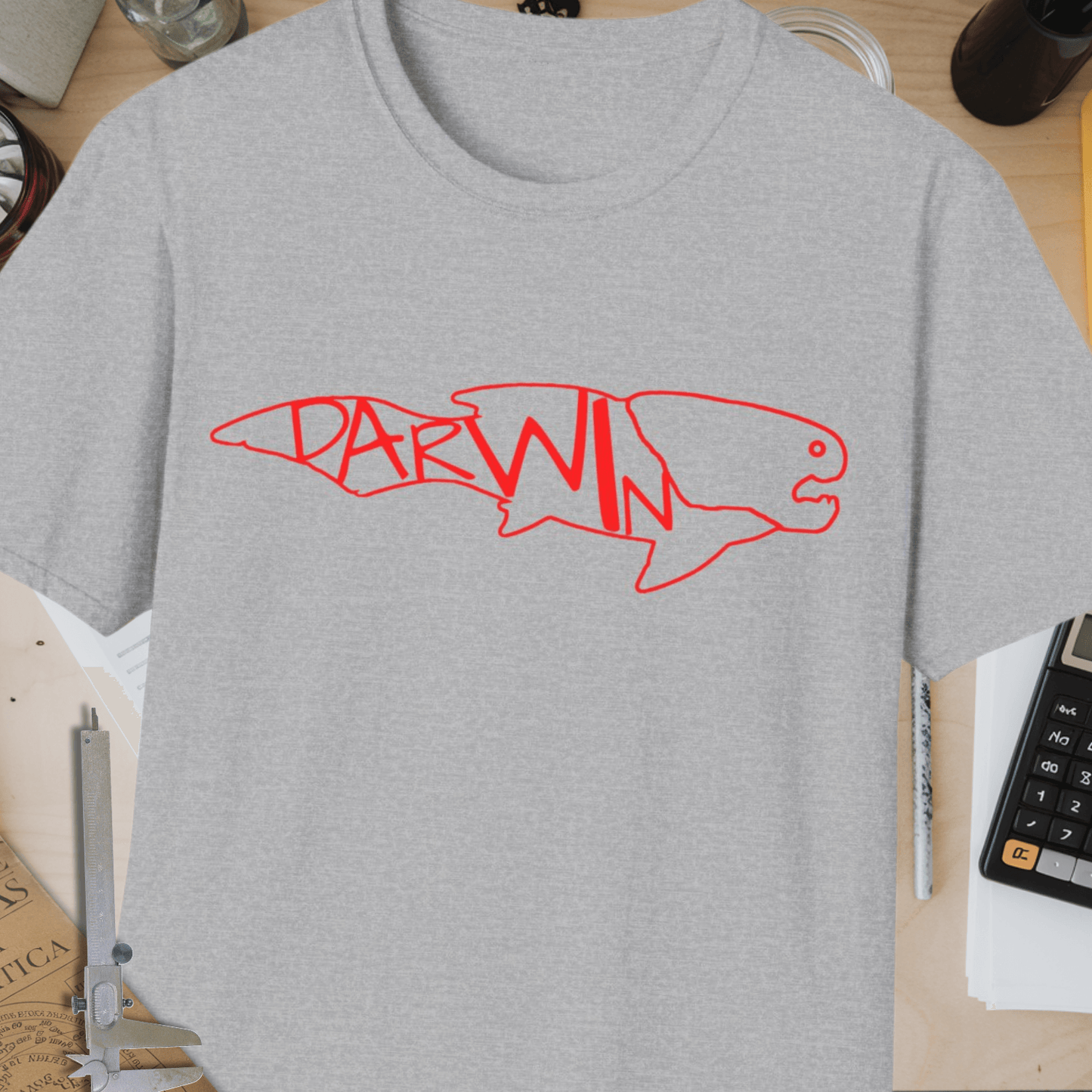 Darwin Fish Softstyle T-Shirt