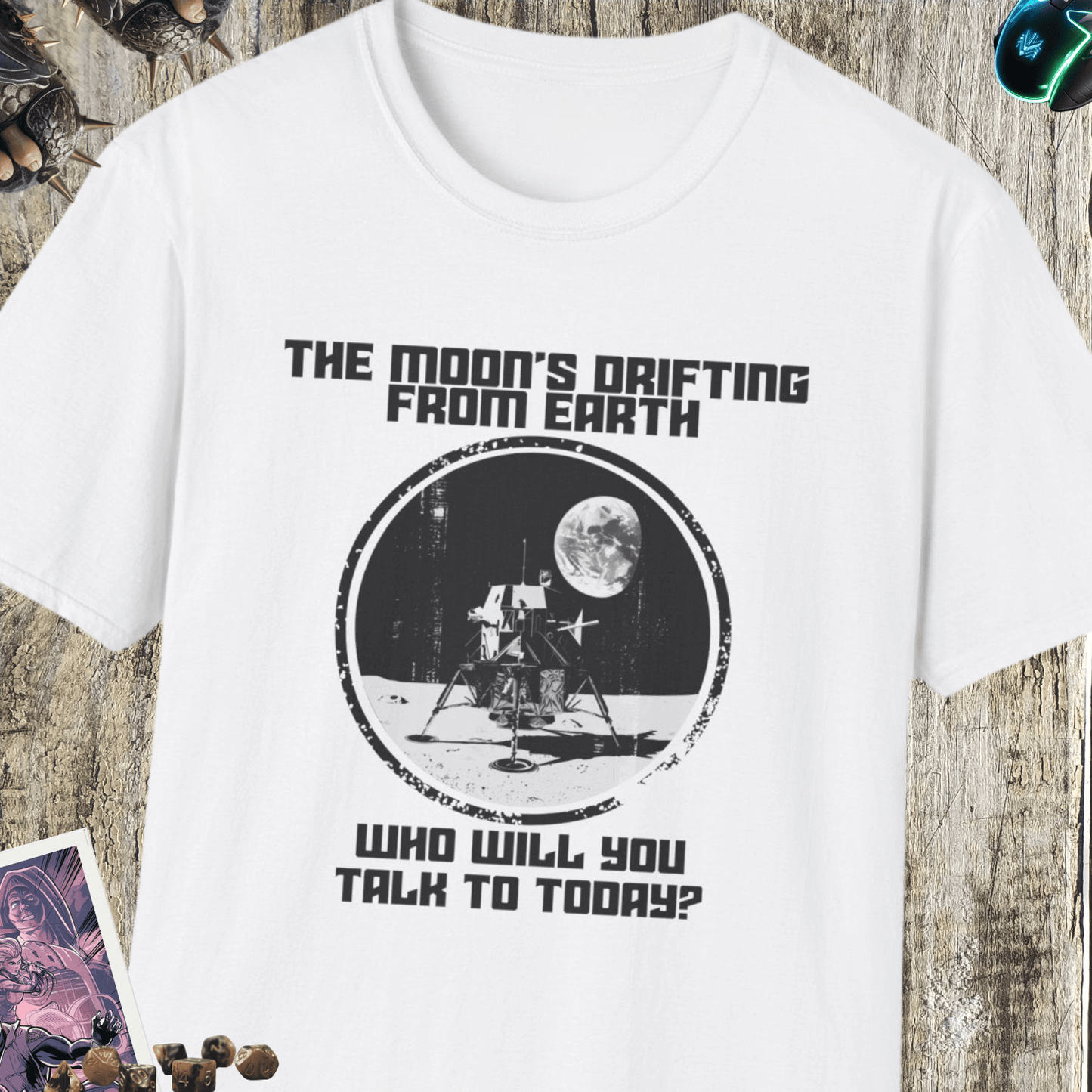 Drifting Away Unisex Softstyle T-Shirt