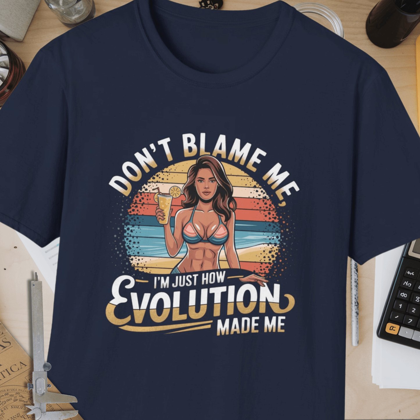 Evolution Made Me Unisex Softstyle T-Shirt