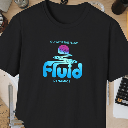 Fluid Dynamics Unisex Softstyle T-Shirt