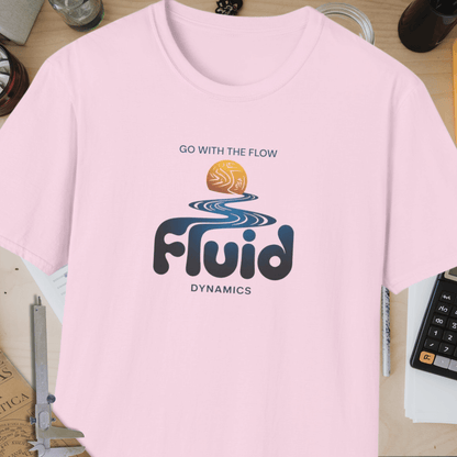 Fluid Dynamics Unisex Softstyle T-Shirt