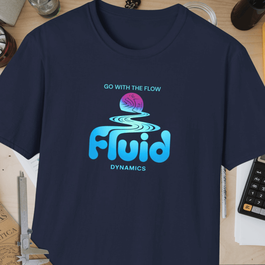 Fluid Dynamics Unisex Softstyle T-Shirt