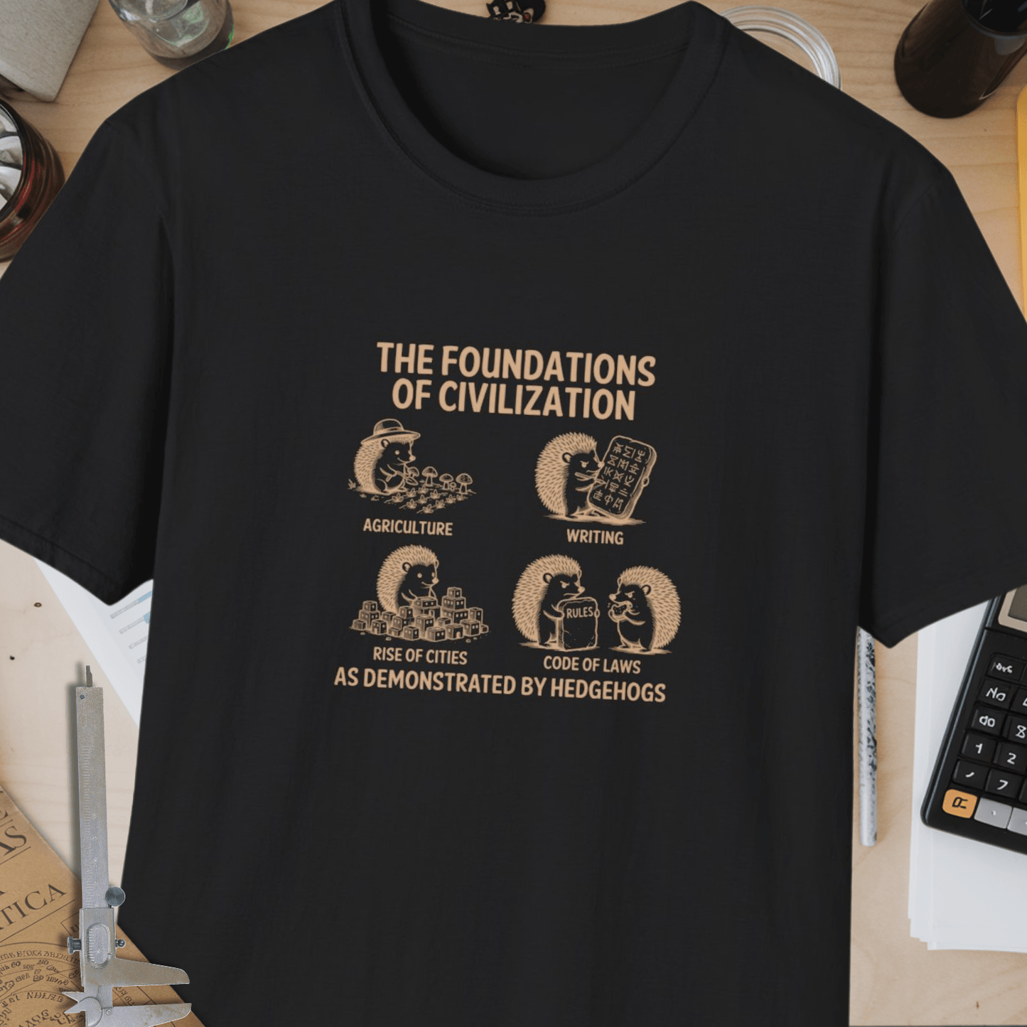 Foundations of Civilization Unisex Softstyle T-Shirt