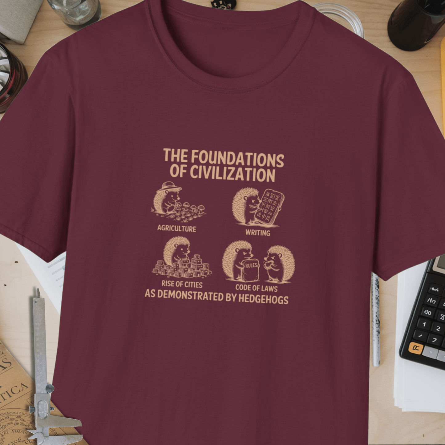 Foundations of Civilization Unisex Softstyle T-Shirt