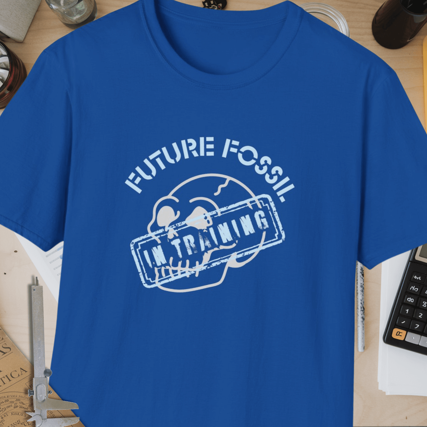 Future Fossil in Training Unisex Softstyle T-Shirt