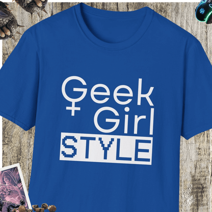 Geek Girl Style Unisex Softstyle T-Shirt