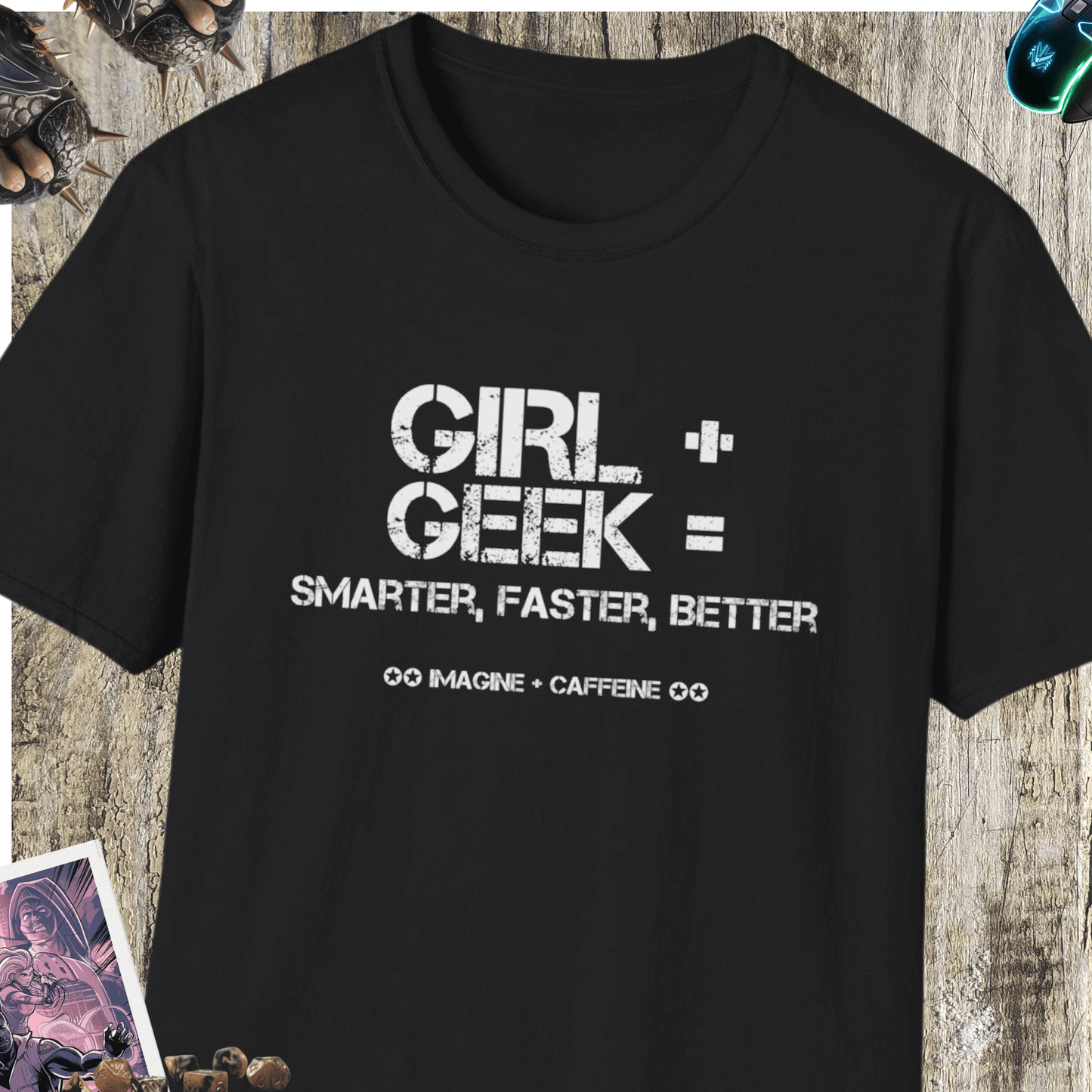 Girl + Geek Unisex Softstyle T-Shirt