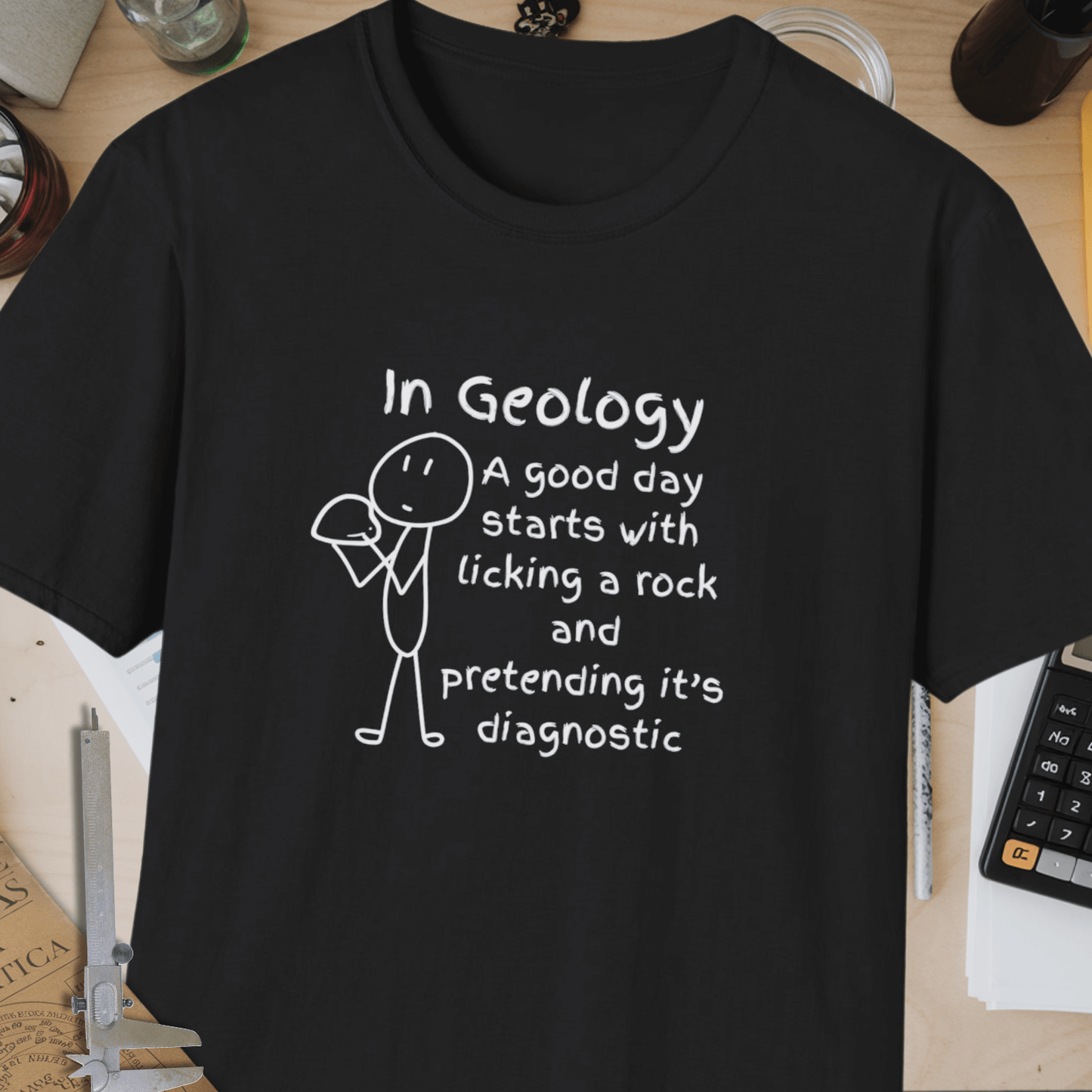 Good Day In Geology Unisex Softstyle T-Shirt