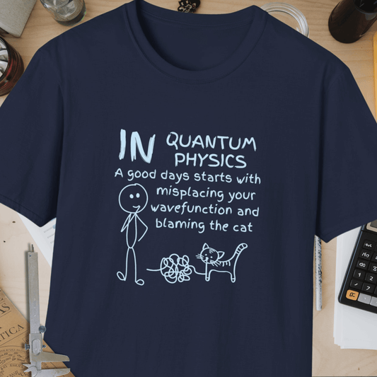 Good Day In Quantum Physics Unisex Softstyle T-Shirt