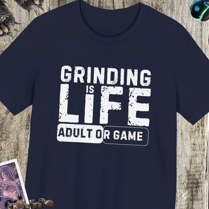 Grinding Is Life Jersey Short Sleeve Tee