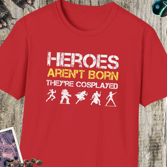 Heroes Aren't Born Unisex Softstyle T-Shirt