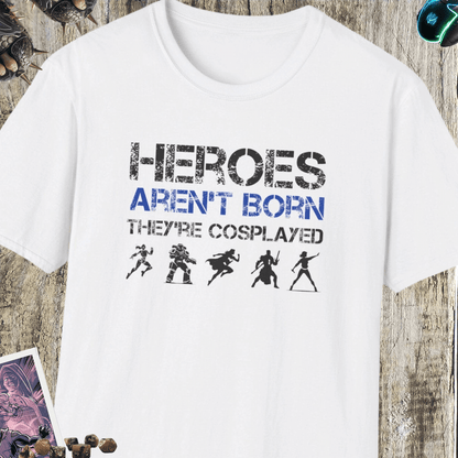 Heroes Aren't Born Unisex Softstyle T-Shirt