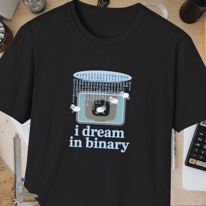 I Dream In Binary Unisex Softstyle T-Shirt