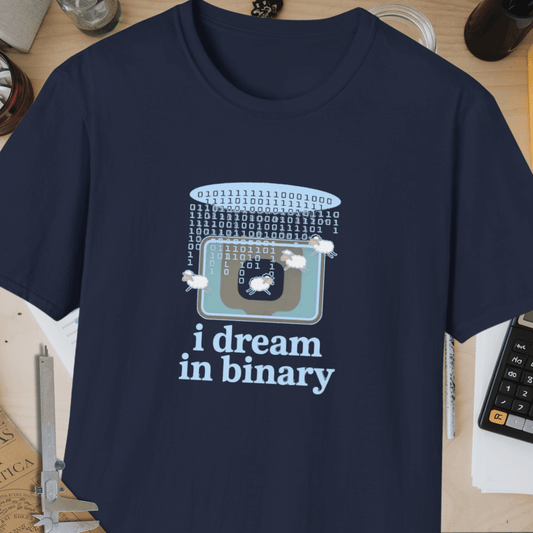 I Dream In Binary Unisex Softstyle T-Shirt