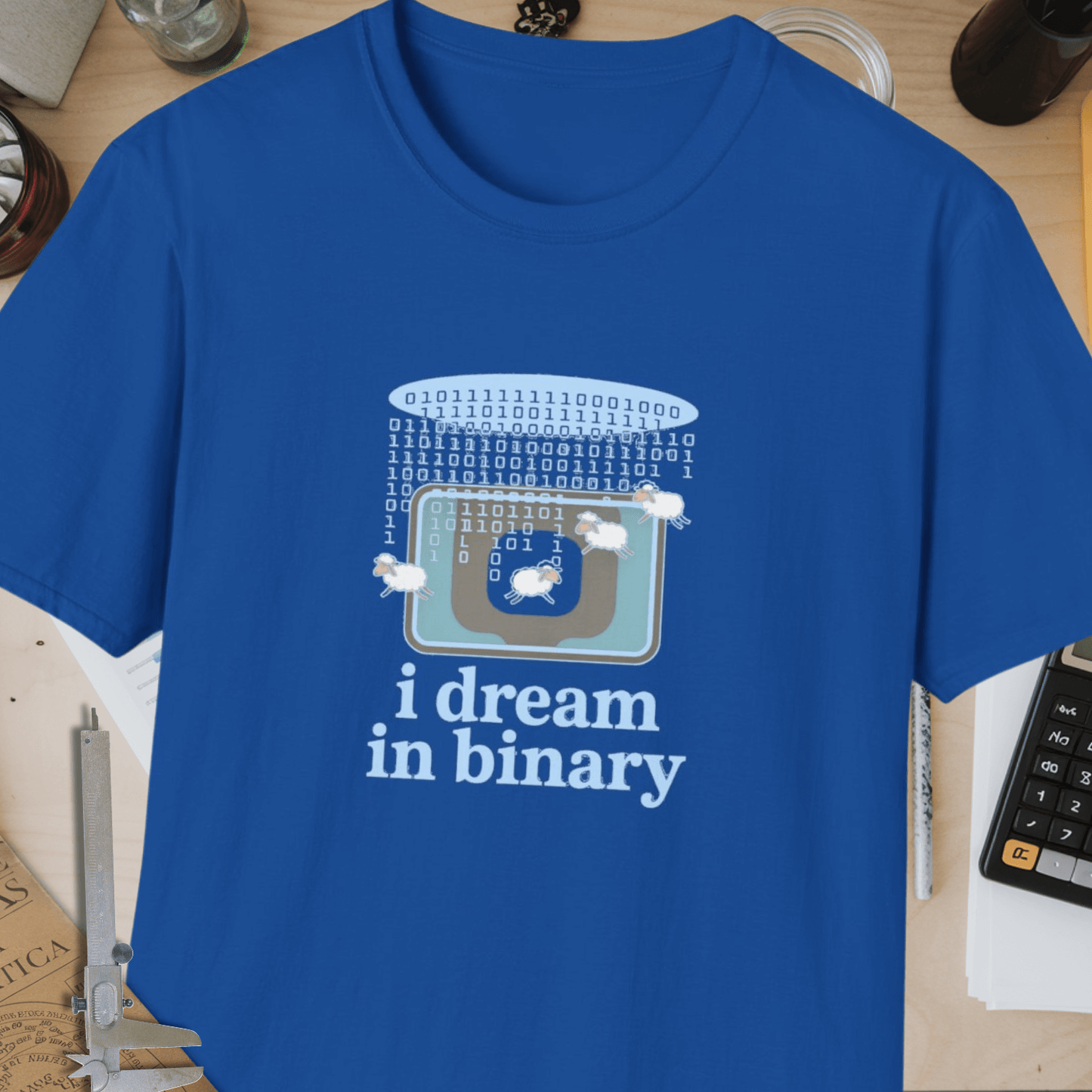 I Dream In Binary Unisex Softstyle T-Shirt