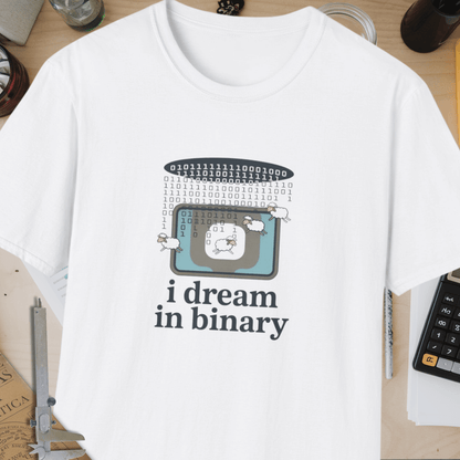 I Dream In Binary Unisex Softstyle T-Shirt