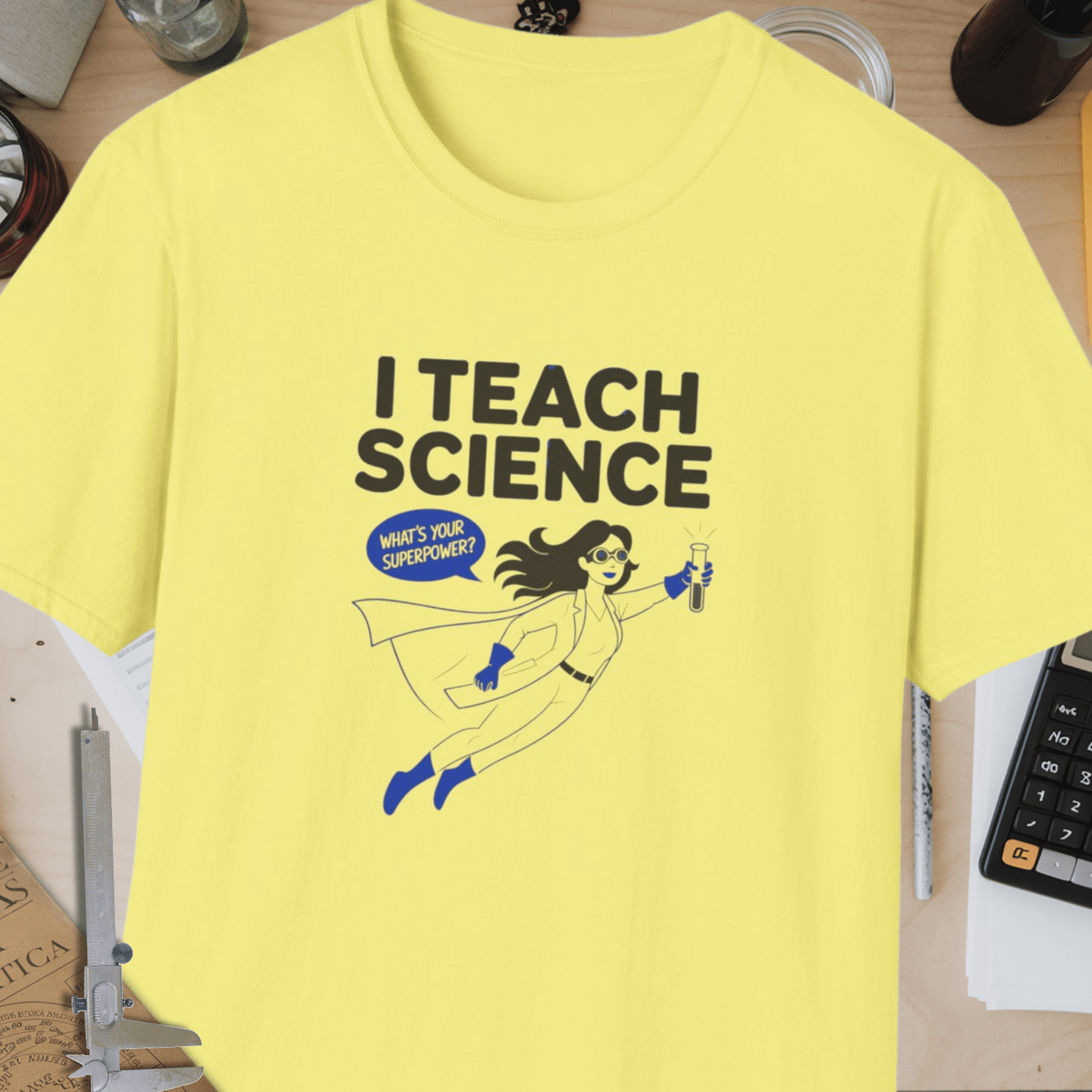 I Teach Science Unisex Softstyle T-Shirt