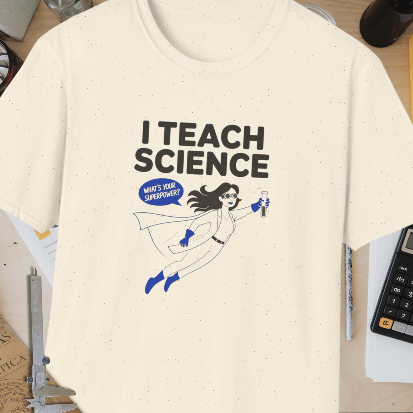 I Teach Science Unisex Softstyle T-Shirt
