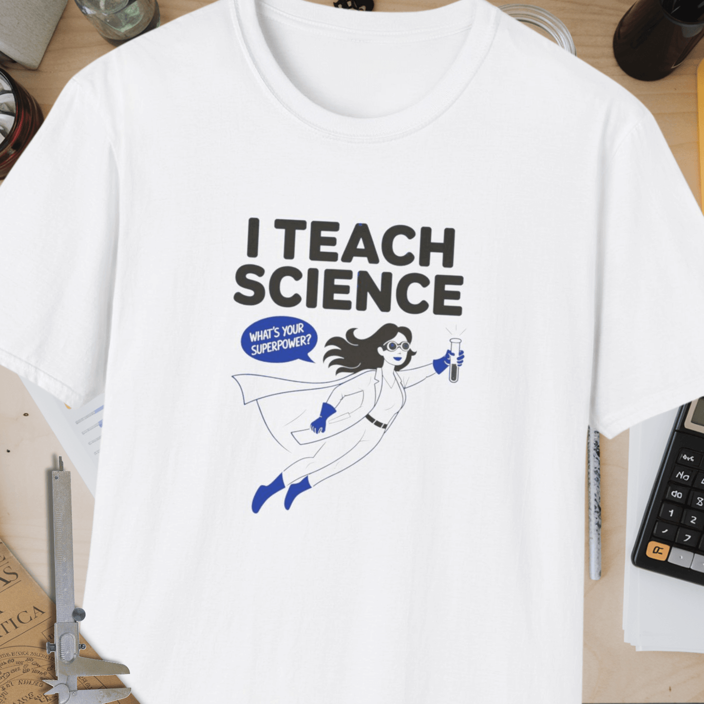 I Teach Science Unisex Softstyle T-Shirt