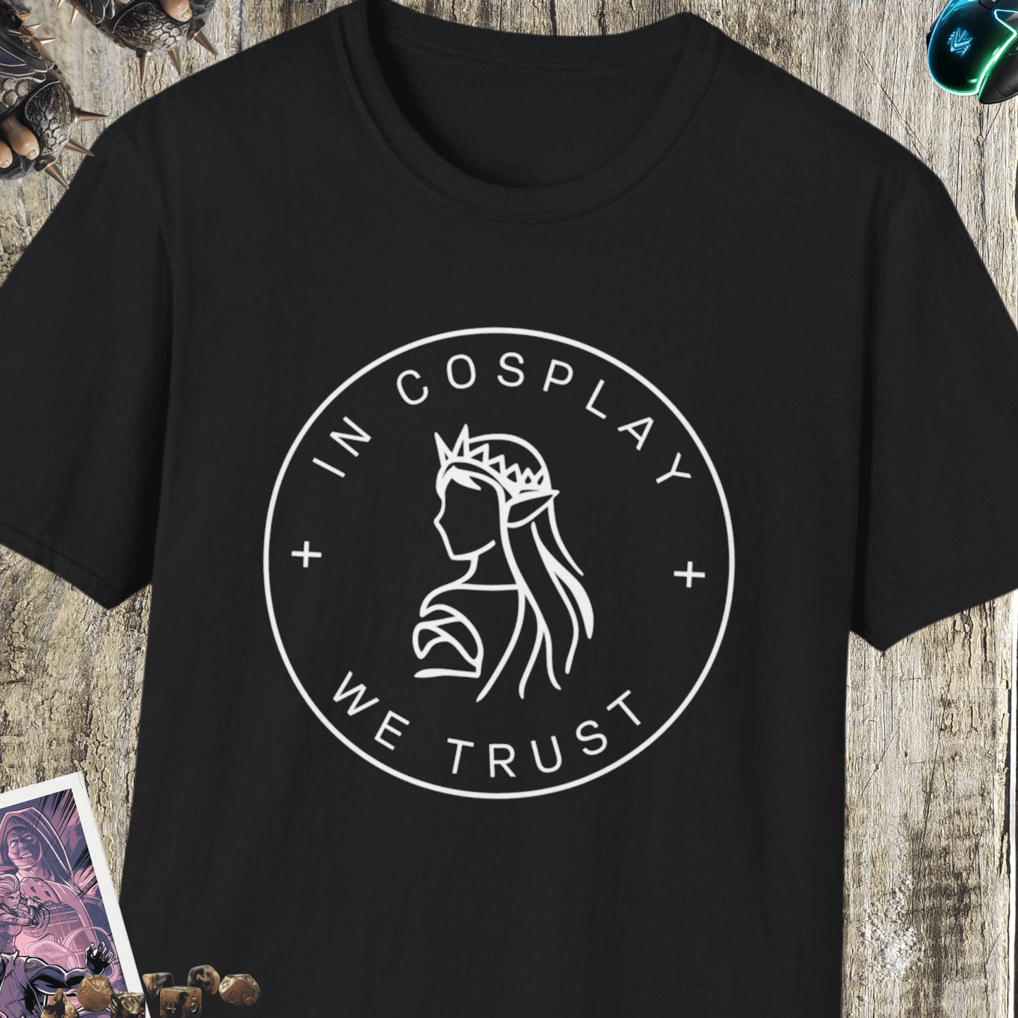 In Cosplay We Trust Unisex Softstyle T-Shirt