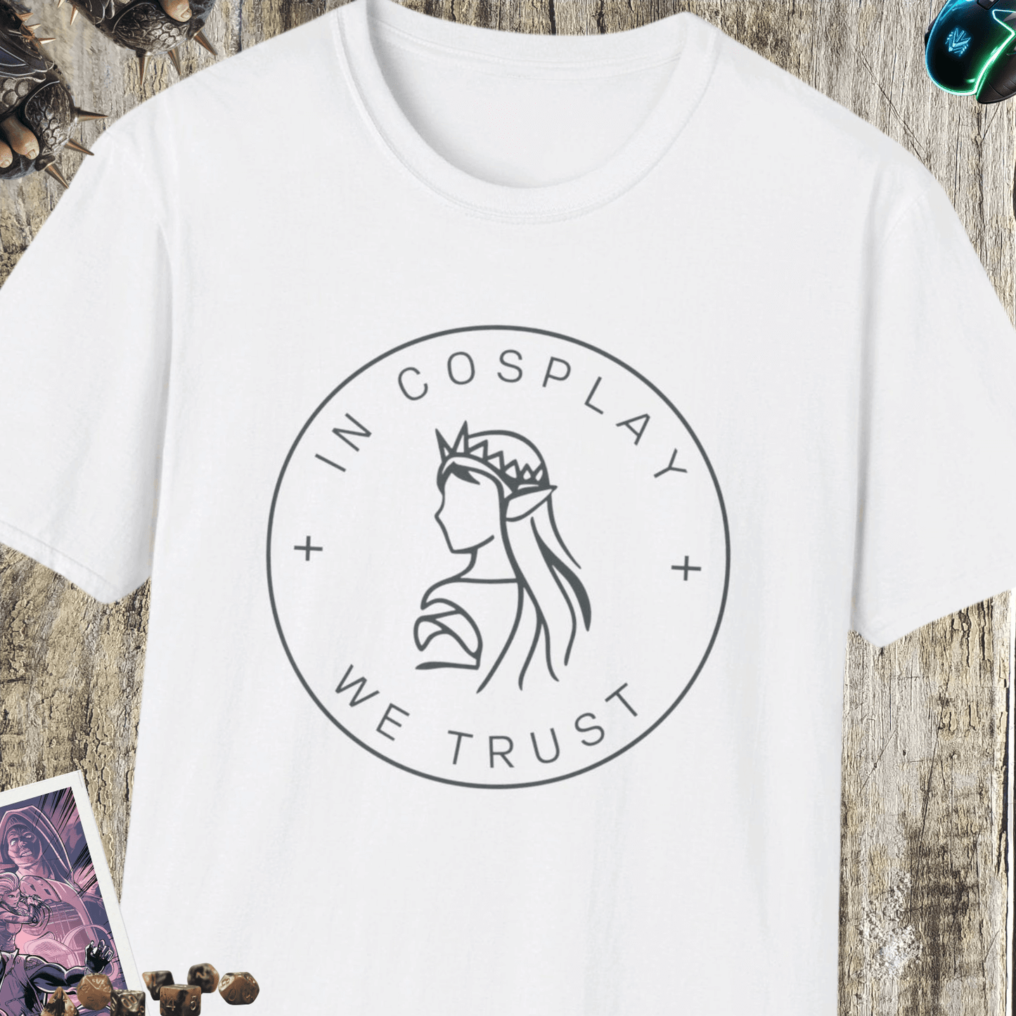 In Cosplay We Trust Unisex Softstyle T-Shirt