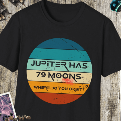 Jupiter Has 79 Moons Unisex Softstyle T-Shirt